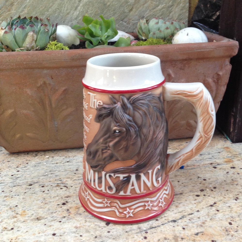 American animal stein mustang cup
